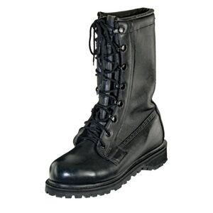 NEW N5 Combat Boots Mid-Calf Leather Black Sz. 3 W UK 5.5 W US Women's